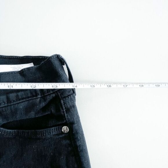 NYDJ Womens Denim Jeans Flared Boot Cut Dark Blue Size 6 - Picture 8 of 10